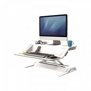 Image de Fellowes 0009901 - Station assis-debout Lotus, coloris blanc