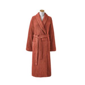 Essix Peignoir De Bain À Capuche Uni En Coton, Aqua - L