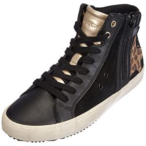 Geox J Kalispera Girl A, Basket, Black, 31 EU