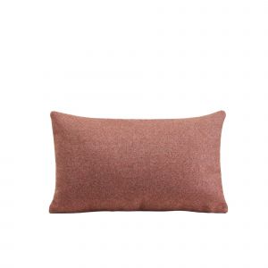 Housse de coussin 28x47 cm Chiné bois de rose