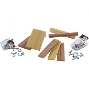 Little tikes Creative Construction Wood, Nails, & Screws Bundle - Inclut 9 &eacute;l&eacute;ments de recharge, un jeu de construction pour faire semblant, convient aux gar&ccedil;ons et aux filles de plus de 3 ans