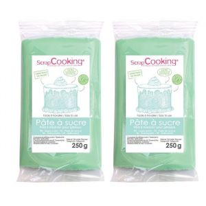 Pâte à sucre vert d'eau 500 g