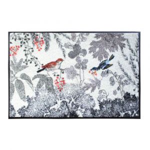 Garnier Thiebaut Tapis déco caoutchouc & nylon multicolore 75x120 cm