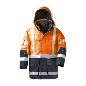 Elysee Parka haute visibilité WALLACE 4 en 1 Taille 2XL, orange