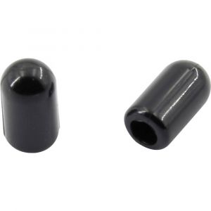 Tru Components Bouchon d'extrémité non rétractable TC-EP-0408203 1592740 noir 100 pièce
