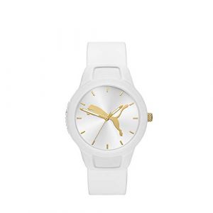 Puma Reset - Montre à Trois Aiguilles en polyuréthane Blanche pour Femme - P1013