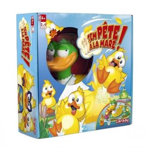 Lansay Tempete A La Mare - Plateau, Canard - Jeu De Parcours Rigolo - Ambiance - Jeu Societe Enfant 4 Ans - Set Jouet + Carte Animaux