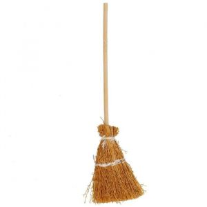 Rico Design Balai miniature mesurant 14 cm environ et appartenant à la gamme Monde des lutins de la marque (...) - naturelle