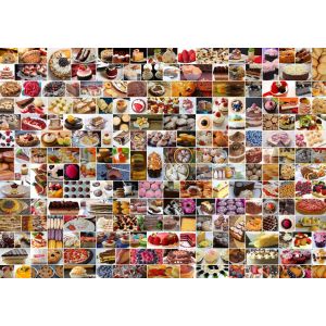 Grafika Collage - Gâteaux - Puzzle 1500 Pièces