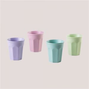 Pack de 4 Verres en Porcelaine 30 cl Giulin Design SKL Multicolore Fresh Multicolore Fresh