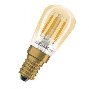 Osram Tube LED Vintage 1906 T26 Filament, 2,8 W, E14, dor&eacute;, transparent, recommand&eacute; pour l'&eacute;clairage des &eacute;tag&egrave;res, des miroirs, des solutions d'&eacute;clairage lin&eacute;aire, l'&eacute;clairage d'accentuation dans les