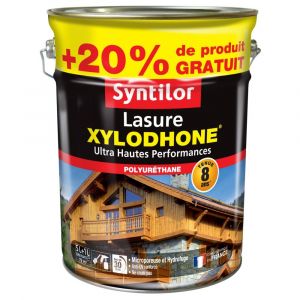 Image de Syntilor Lasure Xylodhone Ultra Hautes Performances noir 5L + 20% gratuit