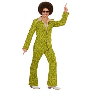 Widmann Déguisement Seventies Costume Groovy Vert Homme M Vert 8982 M - Coloris : Vert - 8982