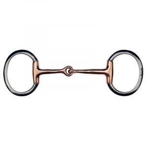 Feeling Anneaux plats en cuivre de mors à olive pour cheval