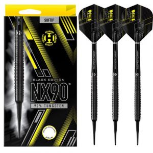 Harrows Fléchettes NX90 Black Edition 90% Tungstène 20G
