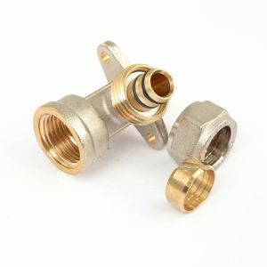 Boutt&eacute; Applique &agrave; compression pour tube multicouche - F15x21 - diam 16 mm