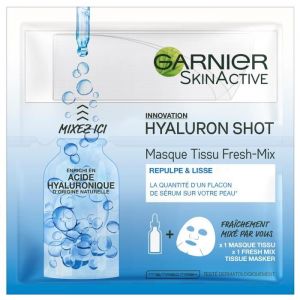 Garnier Skinactive Masque tissu Fresh-Mix Hyaluronique Shot 33 g