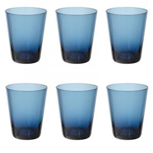 Image de Lot de 6 Verres à Eau "Marc" 33cl Bleu Prix