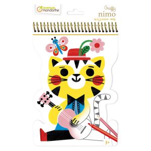 Avenue mandarine Carnet de coloriage Graffy Nimo Chat