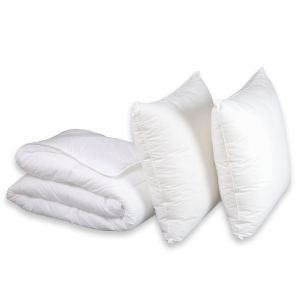 Dodo Pack couette temp&eacute;r&eacute;e + oreiller(s) anti punaises de lit 140x200 cm -