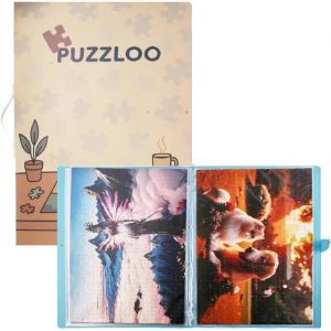 Puzzloo Classeur Puzzle 1000 Pièces - 20 Pochettes Double Face, 6 Plateaux de Tri - Rangement Antipoussière Pratique - Marque¿.