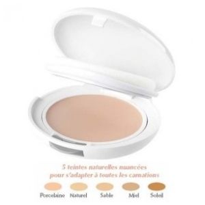 Image de Avène Couvrance Crème de teint compacte oil-free peaux claires Sable 9,5 g