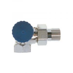 HEIMEIER Robinets thermost. sans prérég. DN 15-1/2" Double équerre, a gauche 2341-02.000