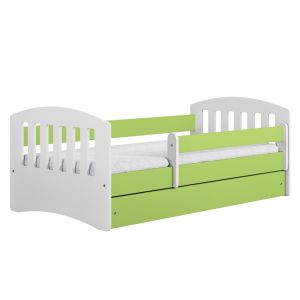 Kocot Kids - Lit classic 1 vert tiroir et matelas inclus 180/80