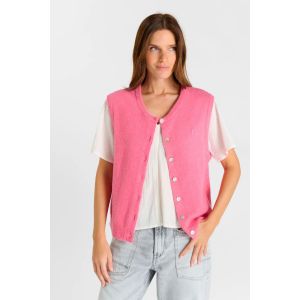 Le Temps des Cerises Gilet Cardigan isabela