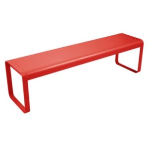 Image de Fermob Banc Bellevie / L 161 cm - 4 places coquelicot en métal