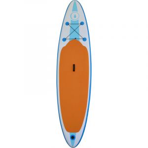 Ospazia Paddle gonflable en Dropstitch - 305*76*15 cm - Tout inclus + sac de transport