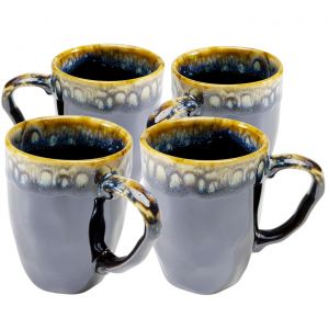 Image de Kare Design Mugs Lio bleus set de 4