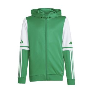 Adidas Mixte Enfant SQUADRA25 Hoody Kids Team Green/White, 9-10 Years