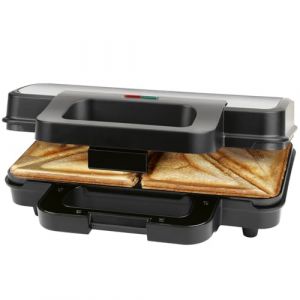 Proficook Appareil &agrave; sandwichs | plaques extra larges pour tranches de pain XXL | rev&ecirc;tement antiadh&eacute;sif | grille-pain grille-pain &agrave; sandwichs | appareil &agrave; sandwichs | 900 W | PC ST 1315