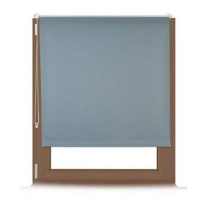 Relaxdays Store enrouleur occultant gris sans perçage 60-120 cm de large protège de la chaleur 160-210 de longueur - 4052025962913