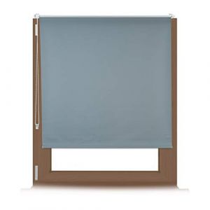 Image de Relaxdays Store enrouleur occultant gris sans perçage 60-120 cm de large protège de la chaleur 160-210 de longueur - 4052025962913