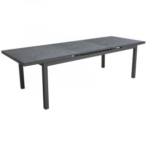 Teramo table 180/240 hpl ardoise