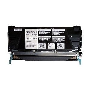 Toner compatible LEXMARK C5222KS - Couleur : Noir