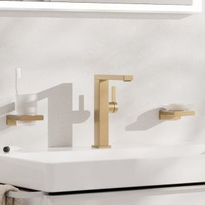 Hansgrohe Tecturis E Mitigeur de lavabo 210 Fine CoolStart à bec haut, 73060140,