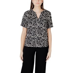 Street One Blouses LTD QR Splitneck blouse w turn-up 345627