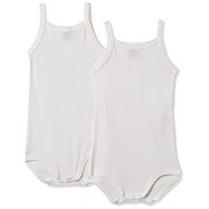 Petit Bateau Body Fille Blanc 24 mois lot de 2