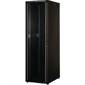 Ekivalan Baie serveur BEEA 42U 600 x 1000, verre, métal (noir)