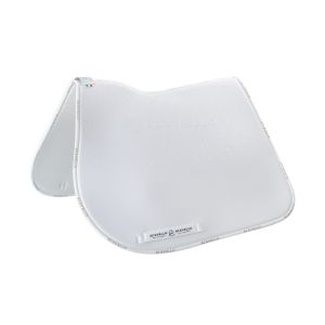 Tapis de selle pour cheval avec coussin en dessous en fibre bamboo Acavallo Lycra Gel Grip