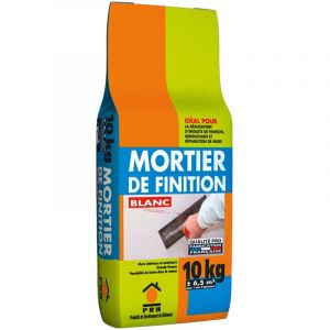 Mortier de finition blanc 10kg