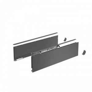 Hettich Kit tiroir profils paroi fine AvanTech YOU - hauteur 139 mm - anthracite - longueur 300 mm