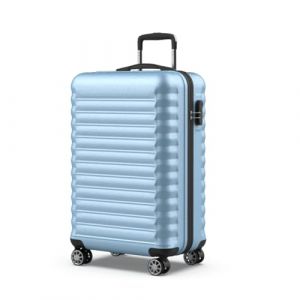 Valise de voyage Numada Upfly moyenne 24' Abs (63x39,5x26,8cm) Bleu