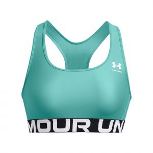 Under Armour Brassière de Sport HeatGear Armour Mid Sports - Radial Turquoise, Radial Turquoise - Taille M