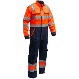 Sioen Combinaison de sécurité et travail haute visibilité orange taille 44-46
