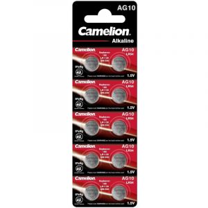 Camelion AG10 /LR1130/389/390/LR54 Blister de 10 Piles 0% de Mercure