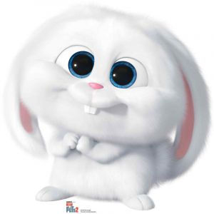 Star Cutouts Figurine en carton Pompon le Lapin Comme des b&eacute;tes H 72 CM